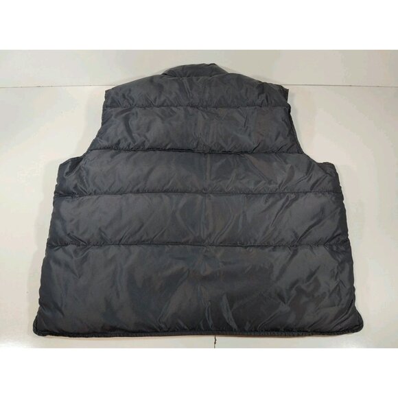 Eddie Bauer Men's XL Premium Goose Down Downlight Puffer Vest Gray WPL-9647 Vtg - Picture 4 of 7